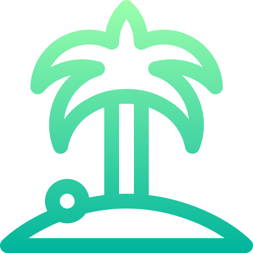isla Basic Gradient Lineal color icono