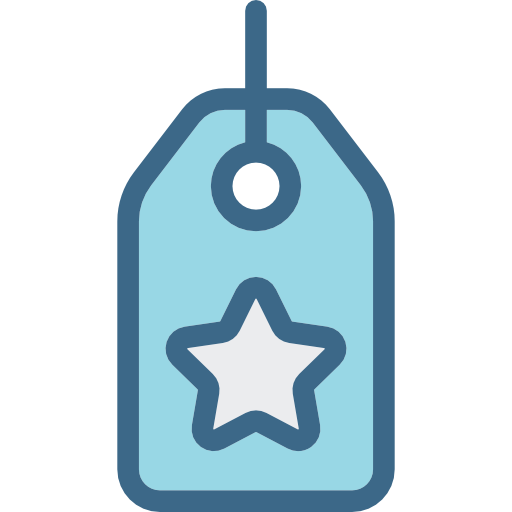 etiqueta de precio Octopocto Lineal Color icono