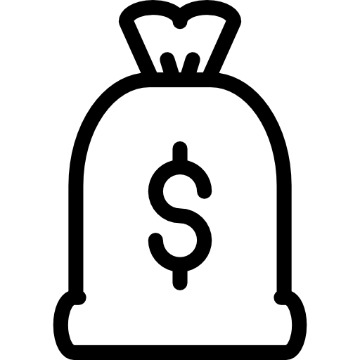 bolsa de dinheiro Octopocto Lineal Ícone