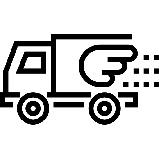 camion de livraison Detailed Straight Lineal Icône