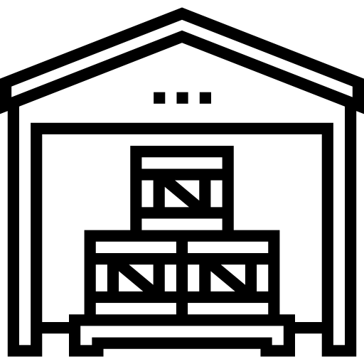 Warehouse Detailed Straight Lineal icon