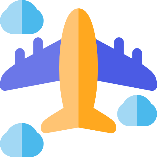 Aeroplane Basic Rounded Flat icon