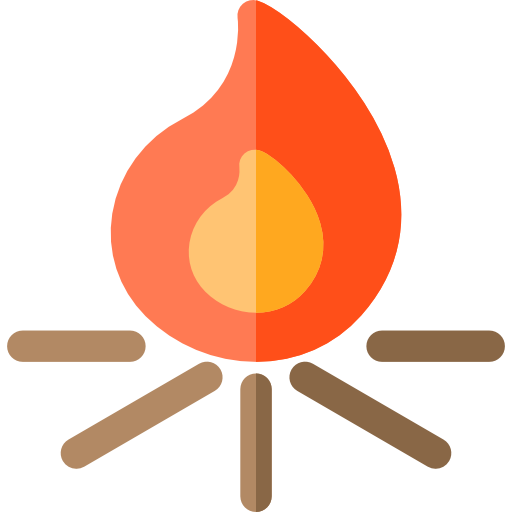 Bonfire Basic Rounded Flat icon