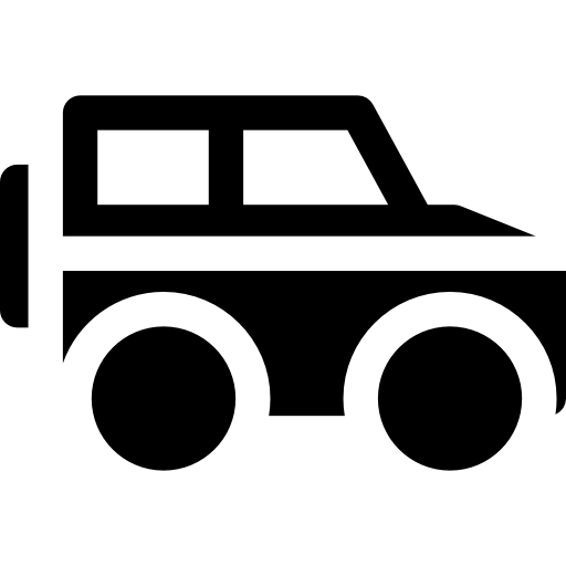 Car Basic Rounded Filled icon