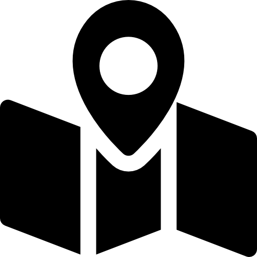 mapa Basic Rounded Filled icono
