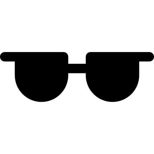 gafas de sol Basic Rounded Filled icono