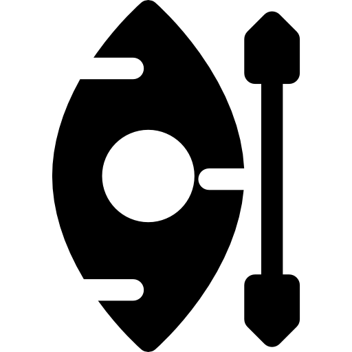 Kayak Basic Rounded Filled icon