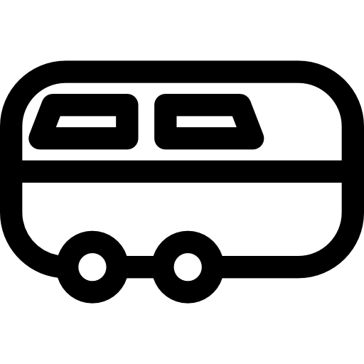 トレーラー Basic Rounded Lineal icon
