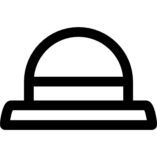 sombrero Basic Rounded Lineal icono