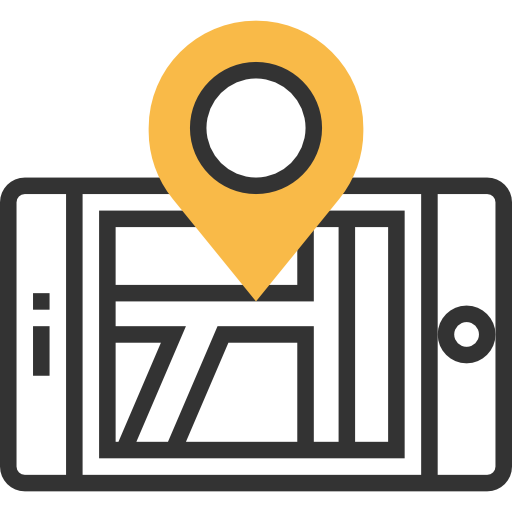 gps Meticulous Yellow shadow icon