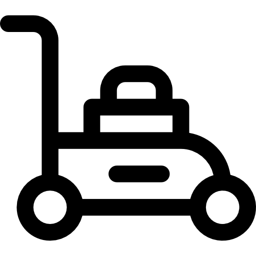잔디 깎는 기계 Basic Rounded Lineal icon