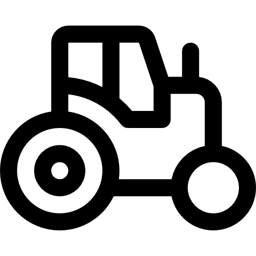 Трактор Basic Rounded Lineal иконка