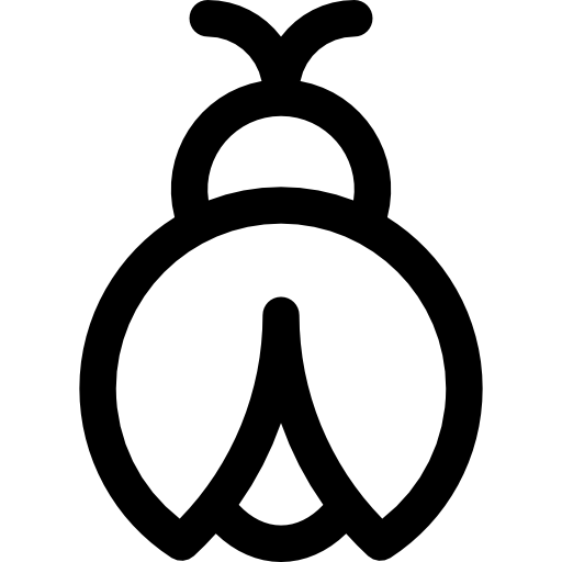 てんとう虫 Basic Rounded Lineal icon