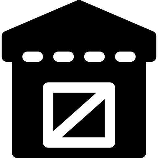Warehouse Basic Rounded Filled icon