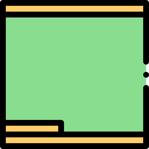 黒板 Detailed Rounded Lineal color icon