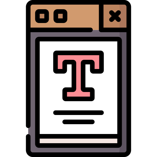 textwerkzeug Special Lineal color icon