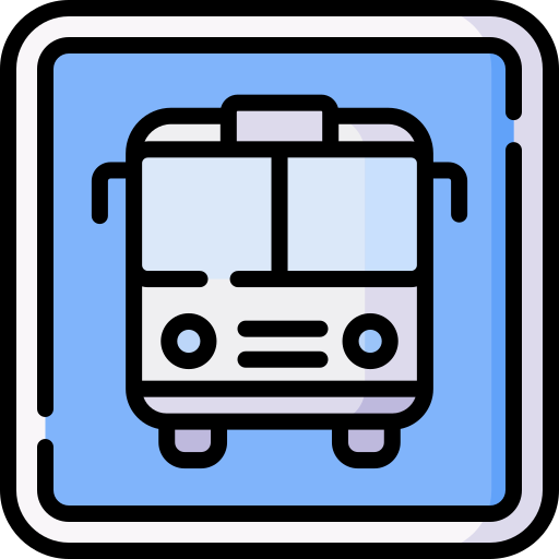 parada de autobús Special Lineal color icono