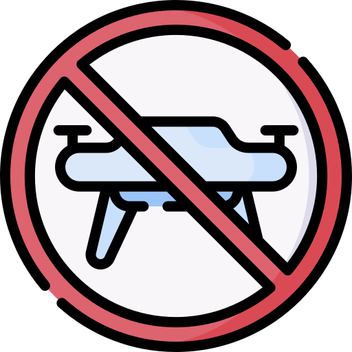 No drone zone Special Lineal color icon
