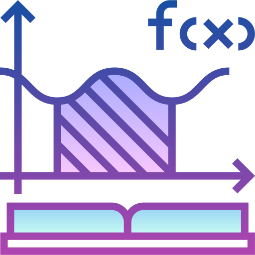 mathe Detailed bright Gradient icon