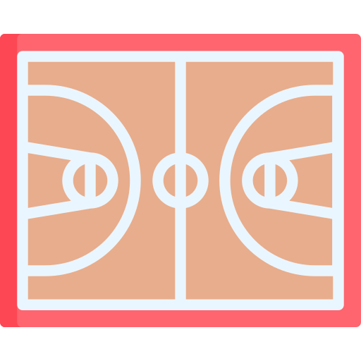 Basketball court Special Flat icon