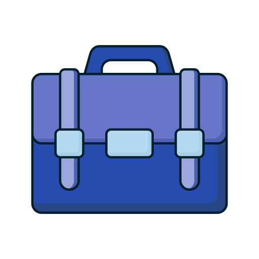 aktentas Generic Blue icoon