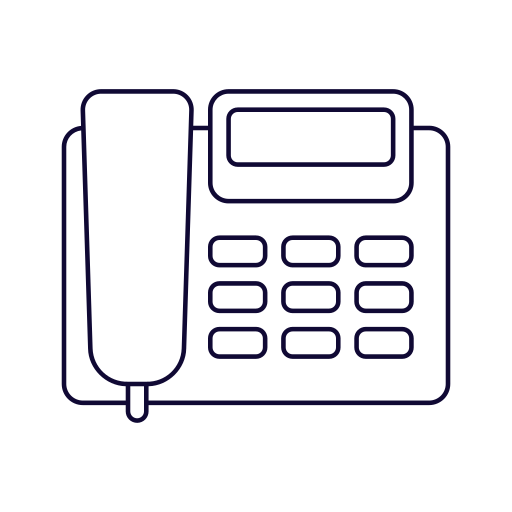 telefon Generic Thin Outline icon