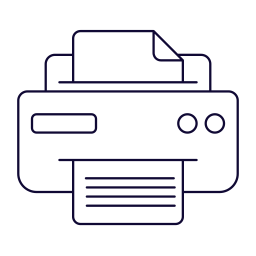 Printer Generic Thin Outline icon