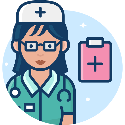 infermiera SBTS2018 Lineal Color icona