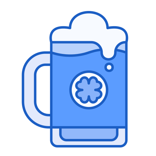 boccale di birra Generic Blue icona