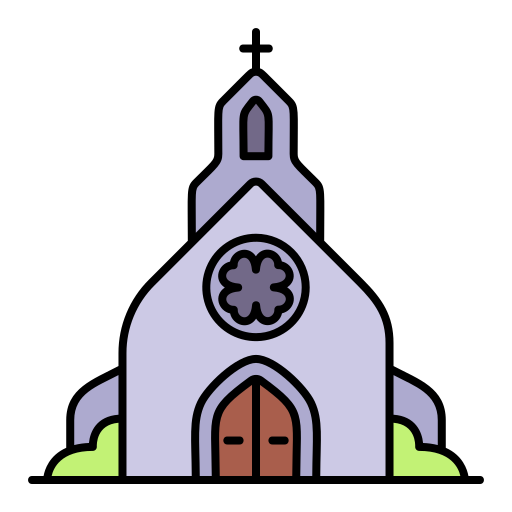 Church Generic Outline Color icon