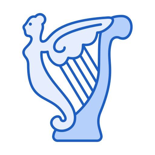 harpa Generic Blue Ícone