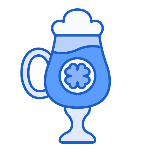 Irish coffee Generic Blue icon