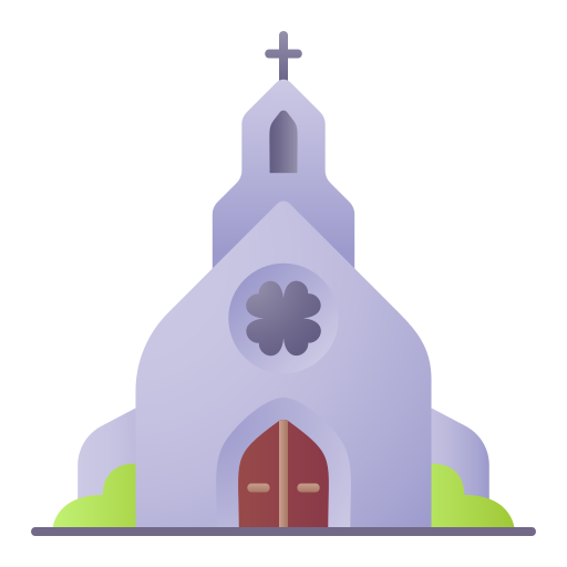 교회에 Generic Flat Gradient icon