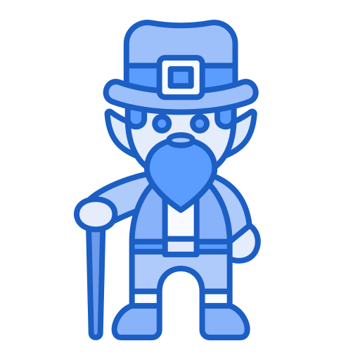 elf van ierse folklore Generic Blue icoon