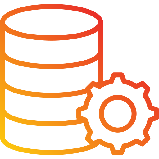 gestione del database Generic Gradient icona