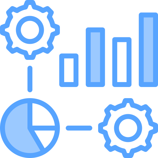 データ管理 Generic Blue icon