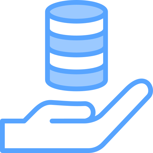 gestione del database Generic Blue icona