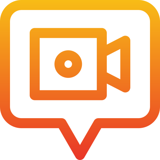 videoanruf Generic Gradient icon