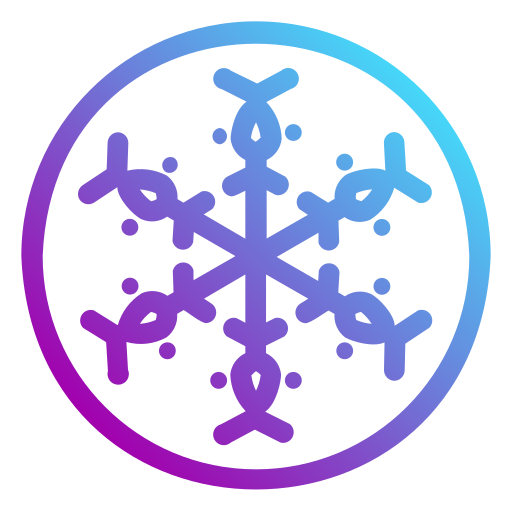 Śnieg Generic Gradient ikona