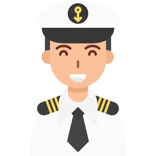 Captain Generic Flat icon