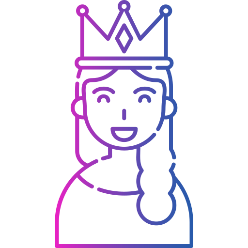 królowa Generic Gradient ikona