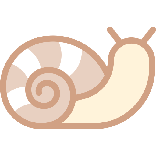 escargot Detailed color Lineal color Icône
