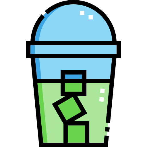 緑茶 Detailed Straight Lineal color icon