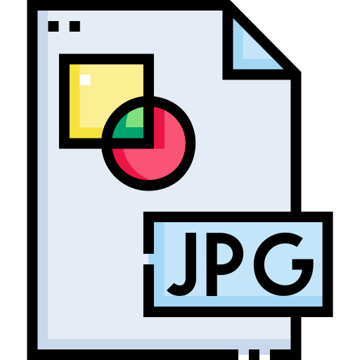 Jpg Detailed Straight Lineal color icon