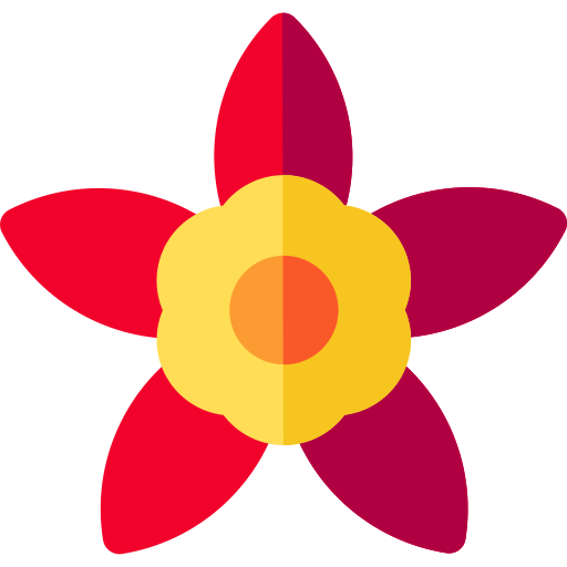 flor de sangre Basic Rounded Flat icono