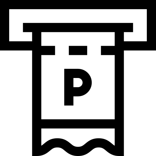 biletomat Basic Straight Lineal ikona