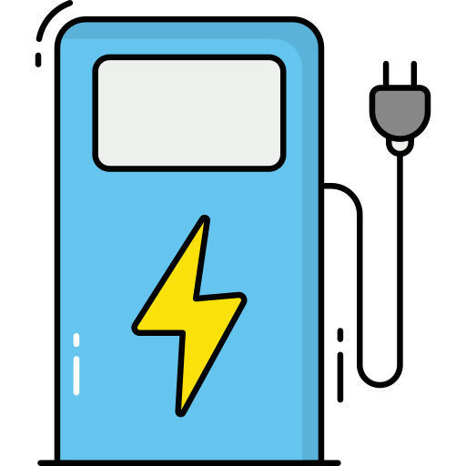 Зарядная станция Generic Outline Color иконка