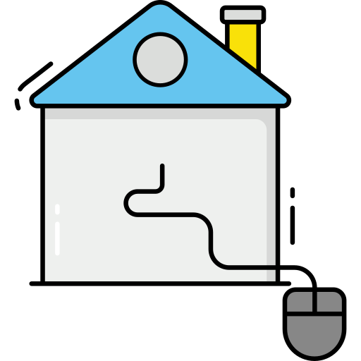 Домашний контроль Generic Outline Color иконка
