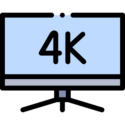 4k Detailed Rounded Lineal color icon