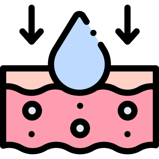 nawilżający Detailed Rounded Lineal color ikona